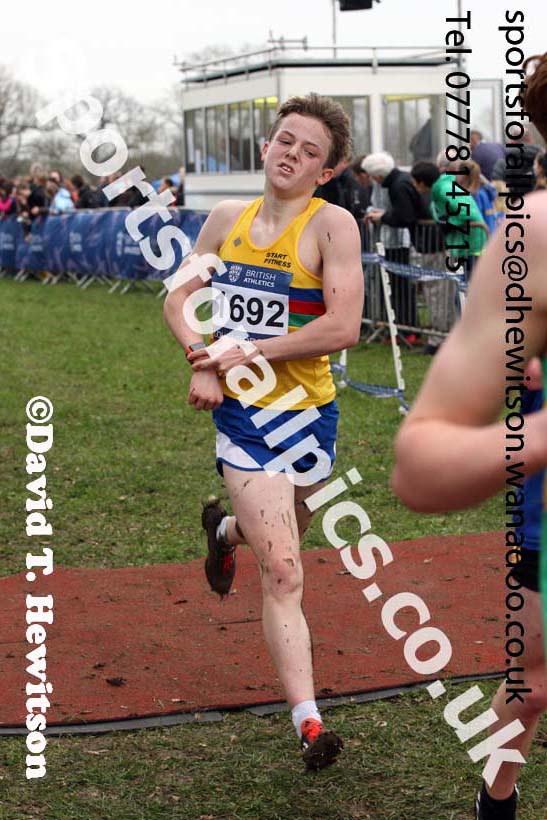 Boys under-15s Inter Counties Cross Country, Prestwold Hall, Loughborough. Photo: David T. Hewitson/Sports for All Pics
